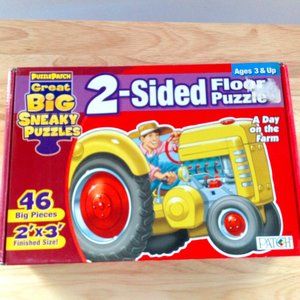 Brand New 2- Sided Floor Puzzle
